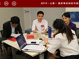 2019·Shareholder Dispute Litigation and Negotiation Strategy Training Class (2)